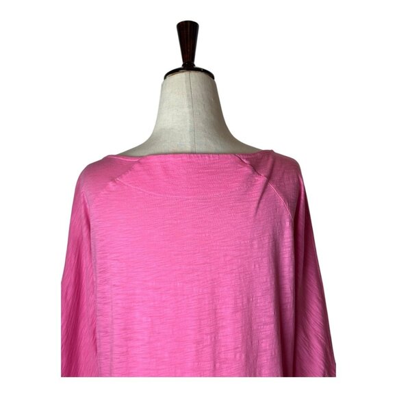 Lilly Pulitzer Dress Women Small Pink Pima Cotton Slub‎ Knit Casie Mini Tee Boho - Picture 4 of 12